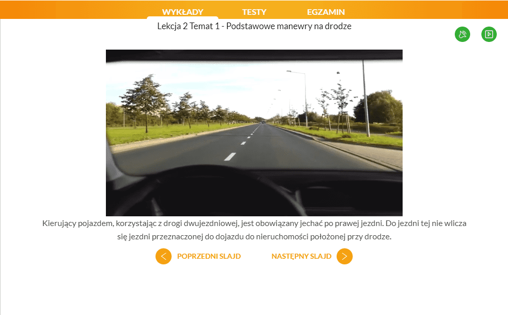 Kurs na prawo jazdy online