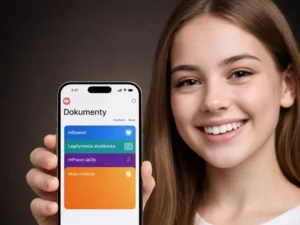Ekran aplikacji mObywatel z listą dokumentów – opcja dodania mPrawo jazdy na smartfonie