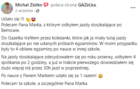 gazelka warszawa opinie
