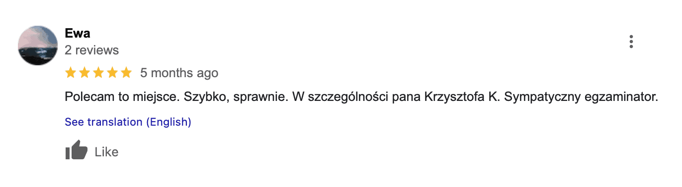 google opinia