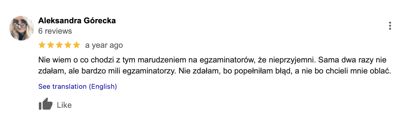 google opinia
