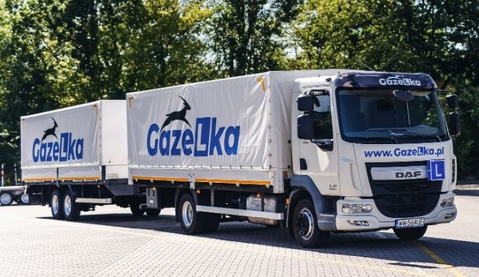 Kurs prawa jazdy kategorii C Warszawa DAF LF Manual szkoła nauki jazdy GAZeLka